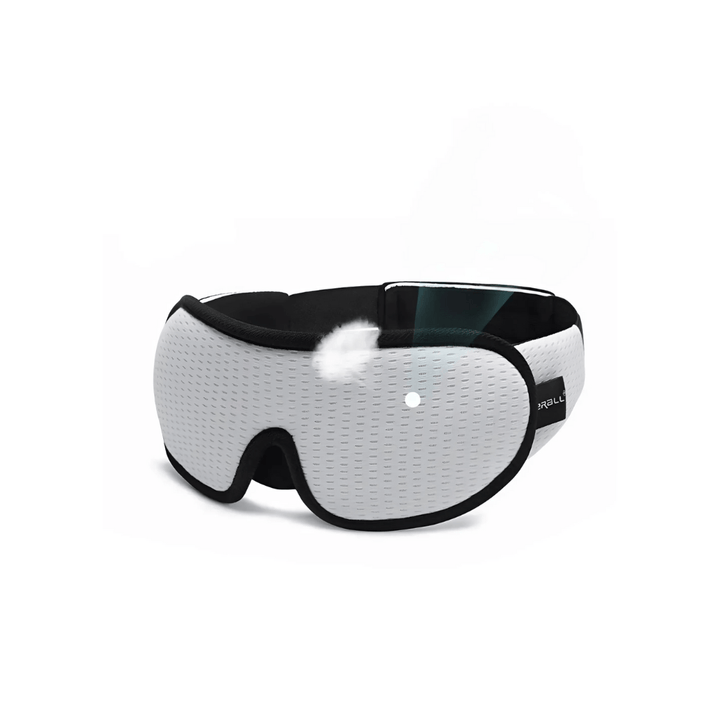 Schlafmaske | 3D Ergonomisch Komfortabel Verdunkelnd Verstellbar-Weiß-Luzern Mode