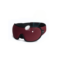 Schlafmaske | Ergonomisch Komfortabel Verdunkelnd Langlebig Druckfrei-Rot-Luzern Mode