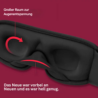 Schlafmaske | Ergonomisch Komfortabel Verdunkelnd Langlebig Druckfrei-Luzern Mode