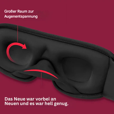 Schlafmaske | Ergonomisch Komfortabel Verdunkelnd Langlebig Druckfrei-Luzern Mode