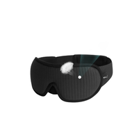 Schlafmaske | Ergonomisch Komfortabel Verdunkelnd Langlebig Druckfrei-Schwarz-Luzern Mode