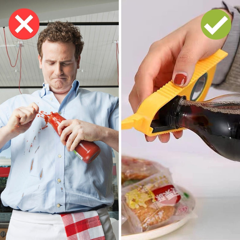 Flaschenöffner | Verstellbar Ergonomisch Vielseitig Langlebig Rutschfest-Luzern Mode