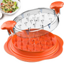 Hühnchen-Zerkleinerer | Langlebig | Ergonomisch | Praktisch | Einfach | Groß | Rutschfest-Orange-Luzern Mode