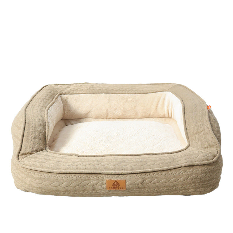 Hundebett | Luxus, Ergonomisch, Komfortabel, Langlebig, Weich, Beruhigend-Luzern Mode