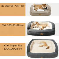 Hundebett | Luxus, Ergonomisch, Komfortabel, Langlebig, Weich, Beruhigend-Luzern Mode