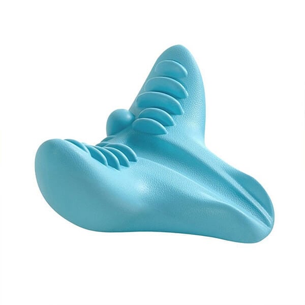Nackenmassagekissen | Batteriefrei | Blau | Ergonomisch | EVA-Schaum-Luzern Mode