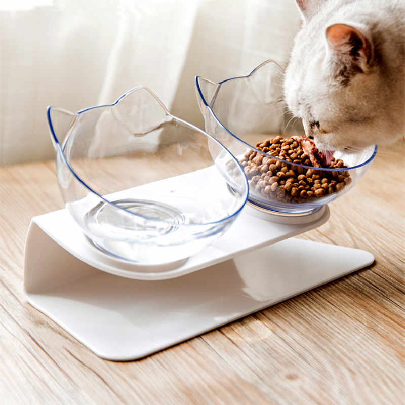 Katzenfutterstation | Erhöht Ergonomisch Langlebig Anti-Rutsch Vielseitig-Luzern Mode