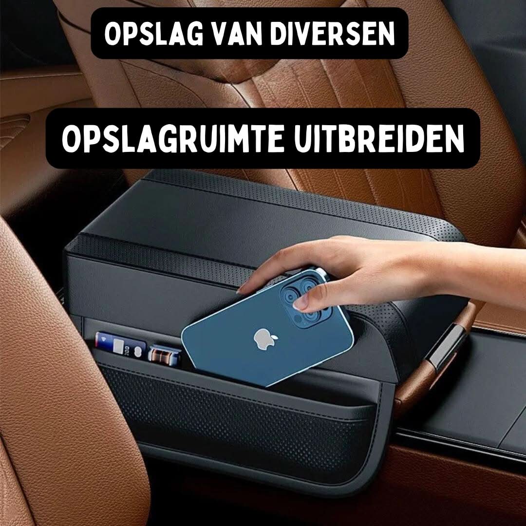 Auto-Armlehnenbezug | Erhöhend Komfortabel Universell Langlebig Leder-Luzern Mode