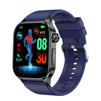 Smartwatch | Vielseitig | Fortschrittlich | EKG | AMOLED | iOS & Android | Stilvoll-Blau-Luzern Mode