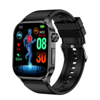 Smartwatch | Vielseitig | Fortschrittlich | EKG | AMOLED | iOS & Android | Stilvoll-Schwarz-Luzern Mode
