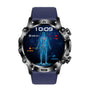 Herren Smartwatch mit Fitness-Tracker und Herzfrequenzmesser-Blau-Luzern Mode