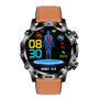 Herren Smartwatch mit Fitness-Tracker und Herzfrequenzmesser-Braun-Luzern Mode