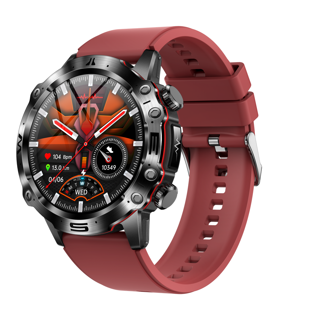 Herren Smartwatch mit Fitness-Tracker und Herzfrequenzmesser-Luzern Mode