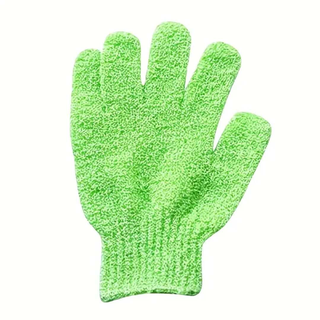 Peelinghandschuh-Set | 2-teilig Hautpflege Wiederverwendbar Nachhaltig-Grün-Luzern Mode
