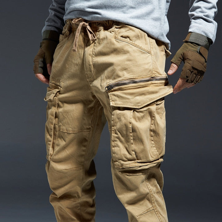 Herren Cargo Hose mit Taschen - Bequeme Freizeithose-Luzern Mode