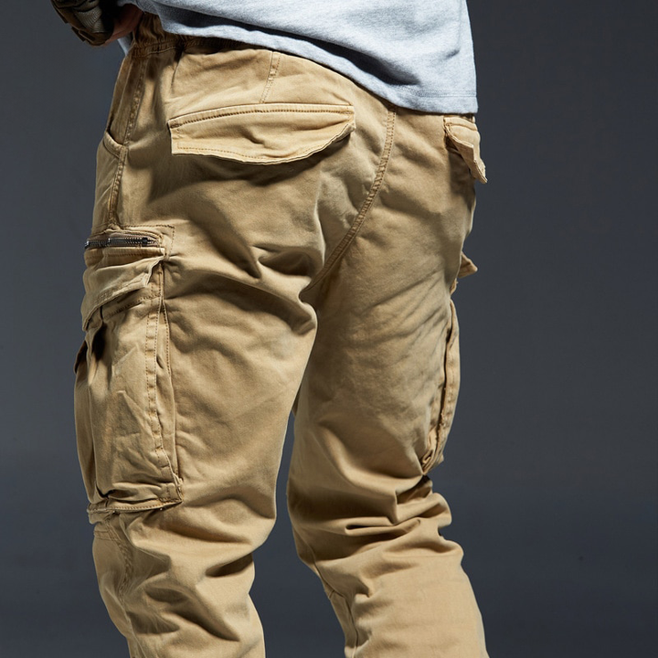 Herren Cargo Hose mit Taschen - Bequeme Freizeithose-Luzern Mode