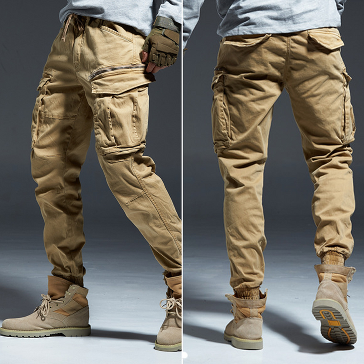 Herren Cargo Hose mit Taschen - Bequeme Freizeithose-Luzern Mode