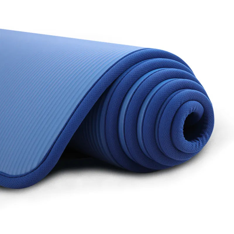 Yogamatte | Extra Dick Rutschfest Komfortabel Langlebig Vielseitig Stabil-Blau-Luzern Mode