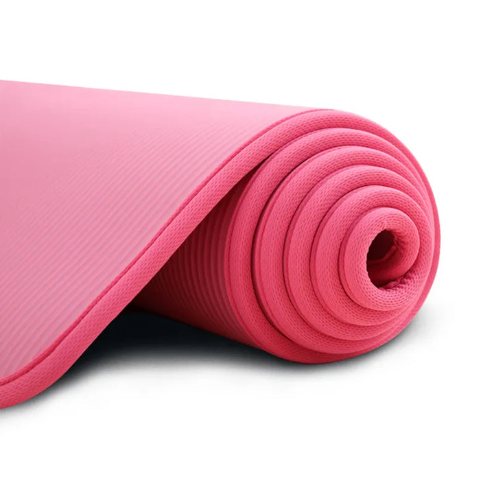 Yogamatte | Extra Dick Rutschfest Komfortabel Langlebig Vielseitig Stabil-Rosa-Luzern Mode