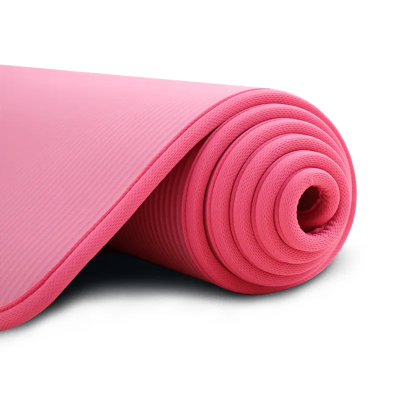 Yogamatte | Extra Dick Rutschfest Komfortabel Langlebig Vielseitig Stabil-Rosa-Luzern Mode