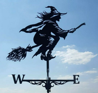 Windfahne | Exzentrisch | Auffällig | Edelstahl | Wetterfest-Hexe-Luzern Mode