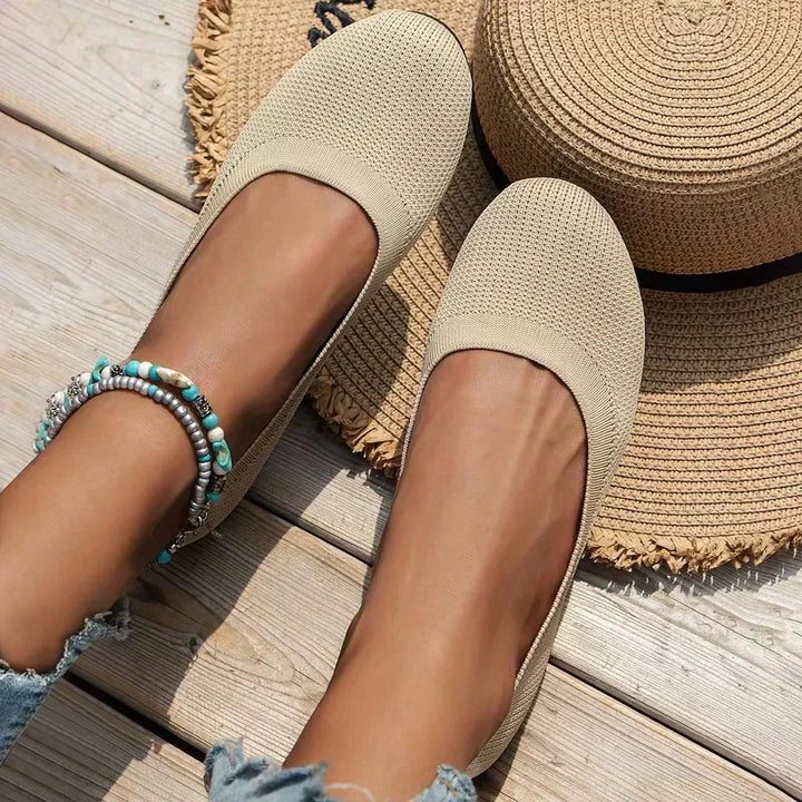 Orthopädische Damen-Ballerinas mit Komfortsohle & klassischem Design – Mia