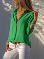 Lockeres Damen-Bluse mit Knopfleiste – Isabella