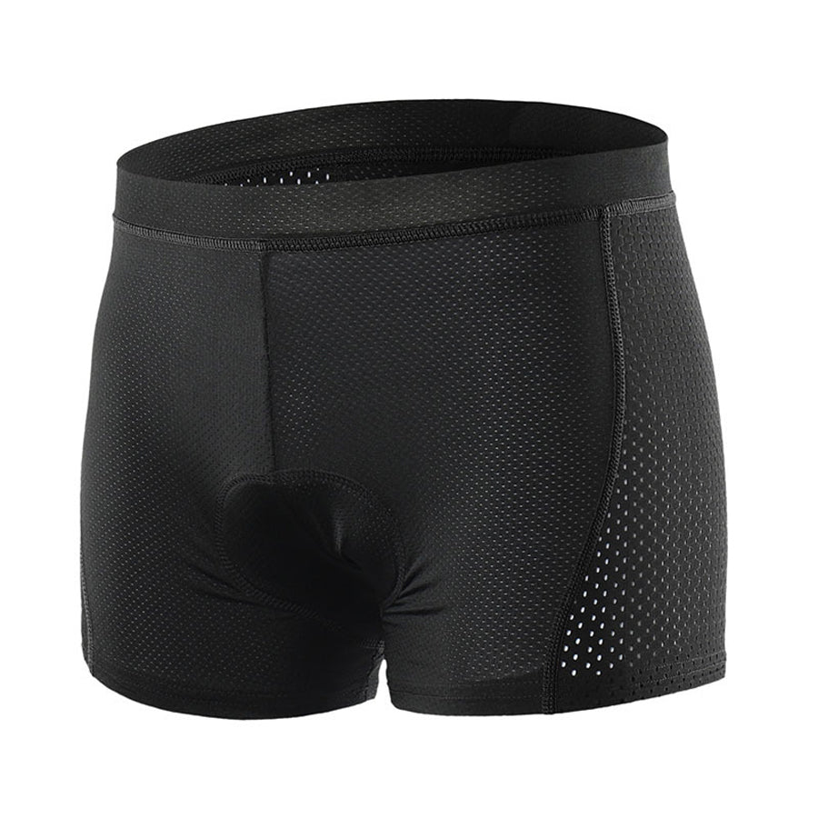 Fahrradhose | Unisex | Sitzpolster | Kurze Hose | Schnelltrocknend-Schwarz-S-Luzern Mode