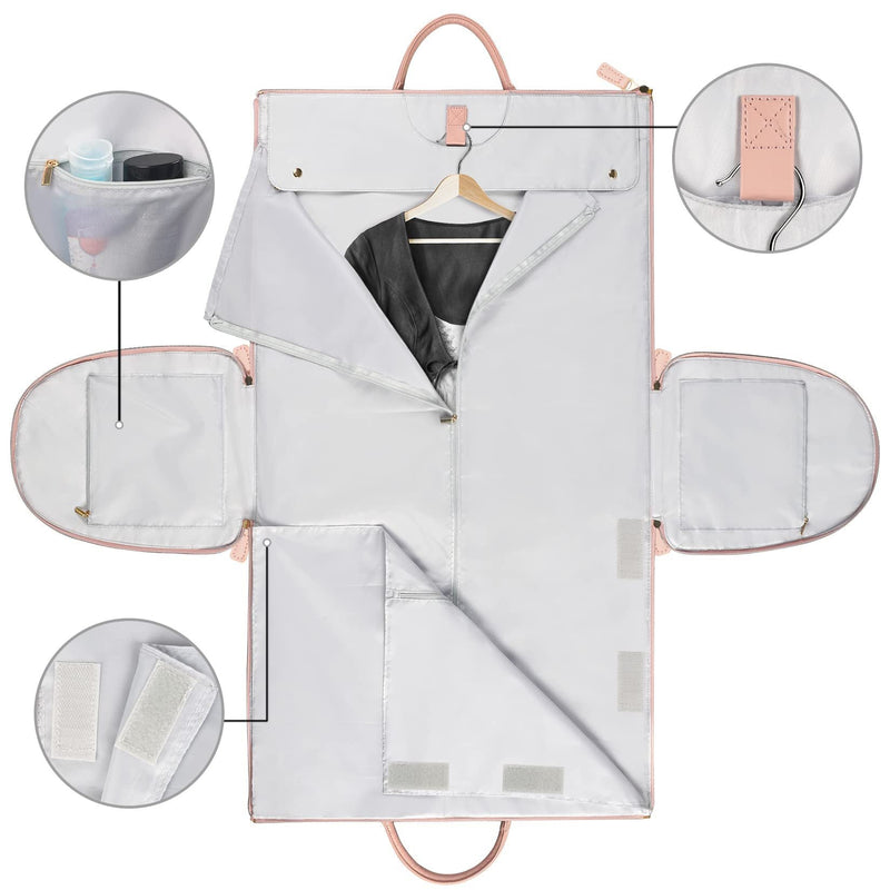 Reisetasche | Faltbar | Kompakt | Kleiderbügel | Geräumig | PU-Leder-Luzern Mode