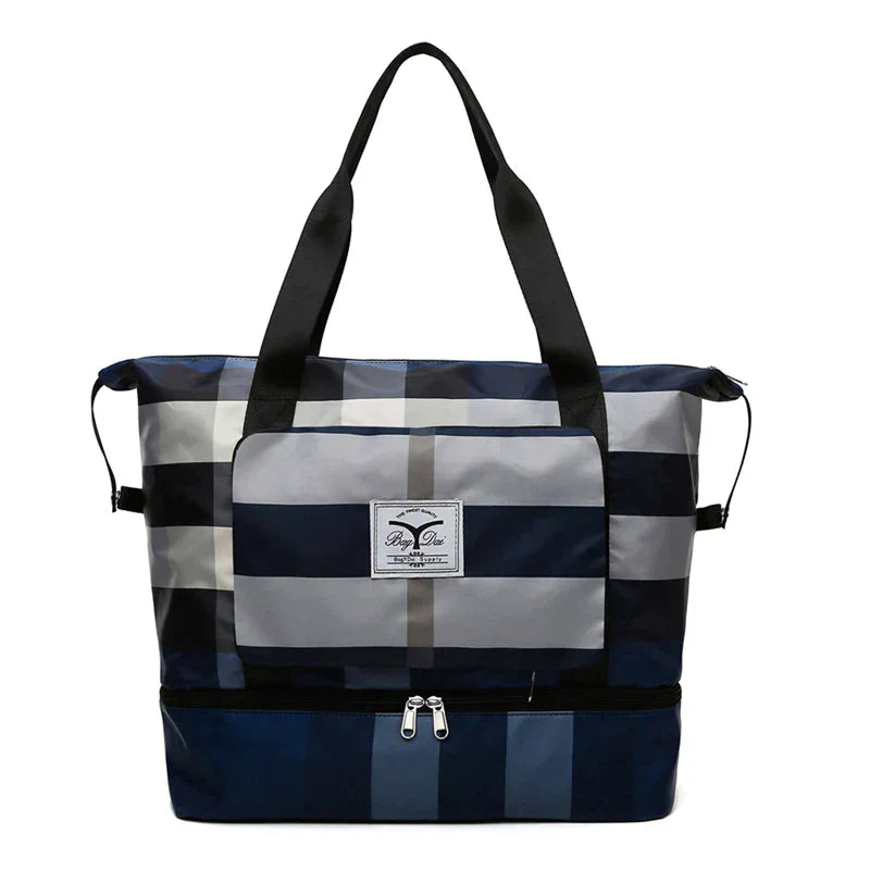 Reisetasche Damen mit großer Kapazität und Fächern-Dunkelblau-Luzern Mode