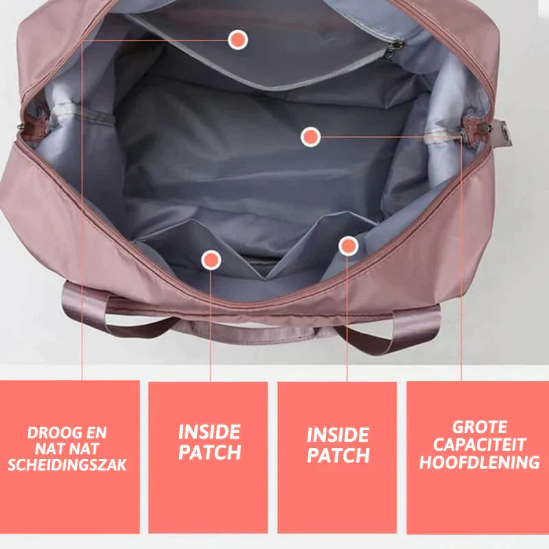 Reisetasche Damen mit großer Kapazität und Fächern-Luzern Mode