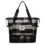Reisetasche Damen mit großer Kapazität und Fächern-Schwarz & Weiß-Luzern Mode