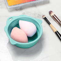 Make-up Pinselreiniger | Faltbar Silikon Langlebig Kompakt Rund-Luzern Mode