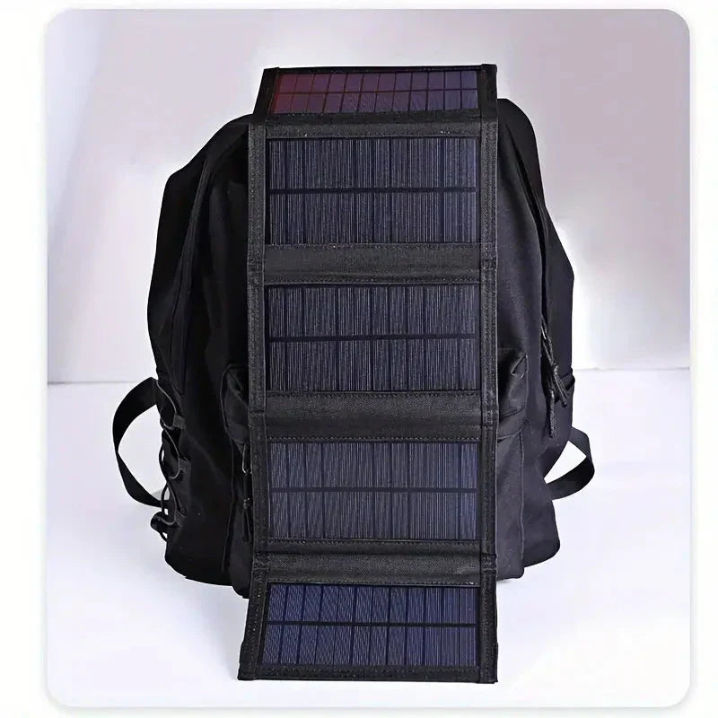 Faltbare Powerbank | Solarpanel Wiederaufladbar Effizient Kompakt-Luzern Mode