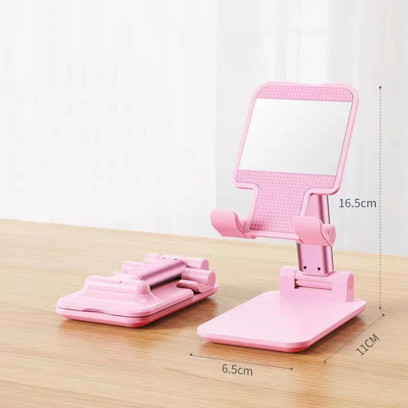 Telefonhalterung | Faltbar Tablet Ergonomisch Stabil FlexStand-Rosa-Luzern Mode
