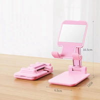 Telefonhalterung | Faltbar Tablet Ergonomisch Stabil FlexStand-Rosa-Luzern Mode