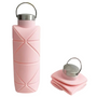 Wasserflasche | Faltbar Langlebig Auslaufsicher 750ML Vielseitig Leicht Sicher-Rosa-Luzern Mode