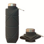 Wasserflasche | Faltbar Langlebig Auslaufsicher 750ML Vielseitig Leicht Sicher-Schwarz-Luzern Mode