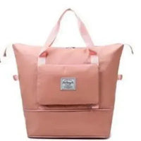 Wasserdichte Reisetasche mit großer Kapazität für Damen-Babyrosa-Luzern Mode