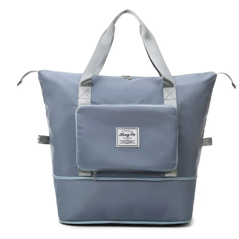 Wasserdichte Reisetasche mit großer Kapazität für Damen-Hellblau-Luzern Mode