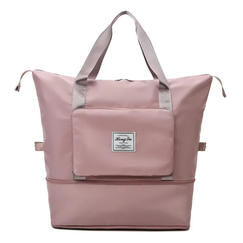 Wasserdichte Reisetasche mit großer Kapazität für Damen-Rosa-Luzern Mode