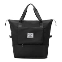 Wasserdichte Reisetasche mit großer Kapazität für Damen-Schwarz-Luzern Mode