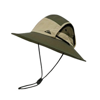 Outdoor Sonnenhut faltbar UV-Schutz | Atmungsaktiver Sommerhut Herren & Damen-Armeegrün-Luzern Mode