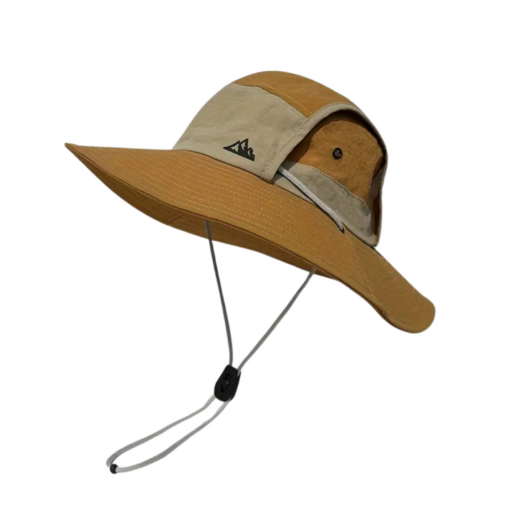 Outdoor Sonnenhut faltbar UV-Schutz | Atmungsaktiver Sommerhut Herren & Damen-Camel-Luzern Mode