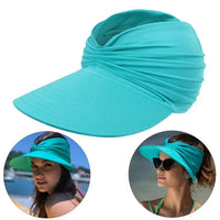 Damen Sonnenhut | Faltbar & Kompakt | UV Schutz | Sommerhut mit großem Schirm-Luzern Mode