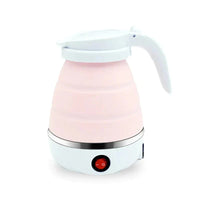 Faltbarer Wasserkocher | Langlebig Kompakt Vielseitig Silikon 0,6L-Rosa-Luzern Mode