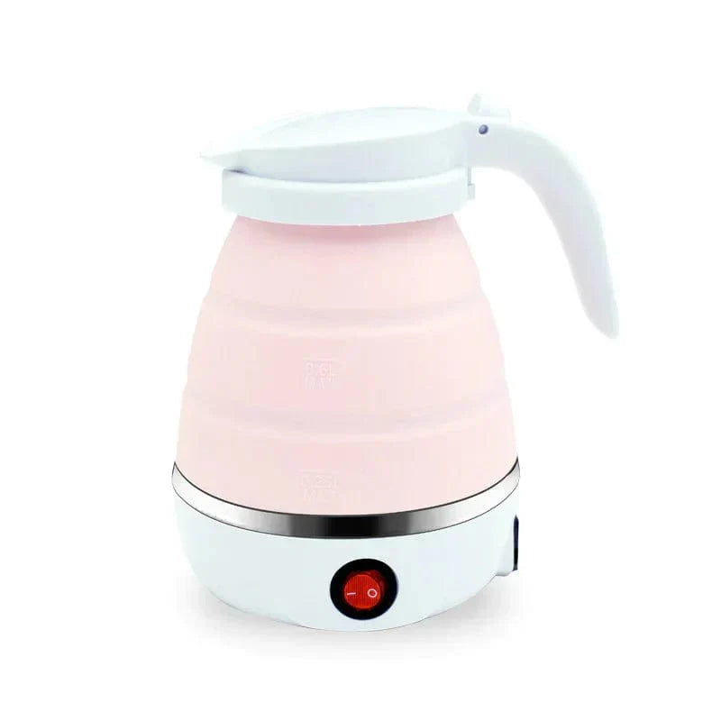 Faltbarer Wasserkocher | Langlebig Kompakt Vielseitig Silikon 0,6L-Rosa-Luzern Mode