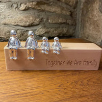 Familien Dekoration | Einzigartig Silber Harz Stilvoll Geschenk Bedeutend-Luzern Mode