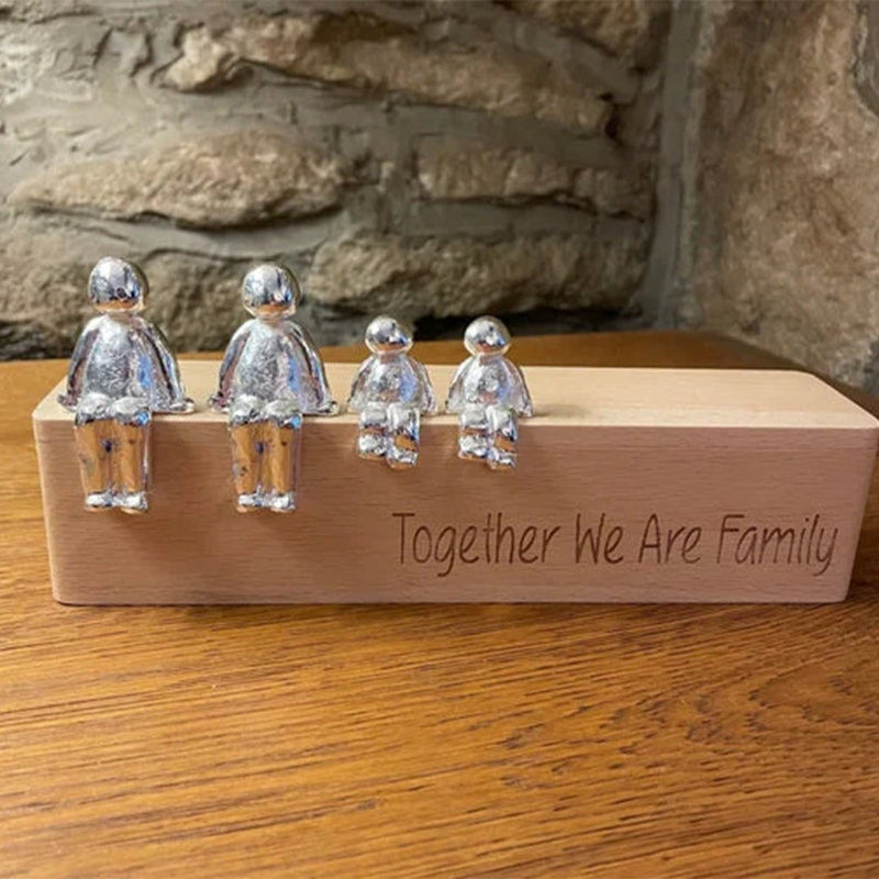 Familien Dekoration | Einzigartig Silber Harz Stilvoll Geschenk Bedeutend-Luzern Mode