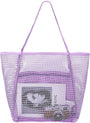 Kaufe 1, Erhalte 1 GRATIS – Extra Große Durchsichtige Mesh-Strandtasche mit 8 Taschen – ClearWave